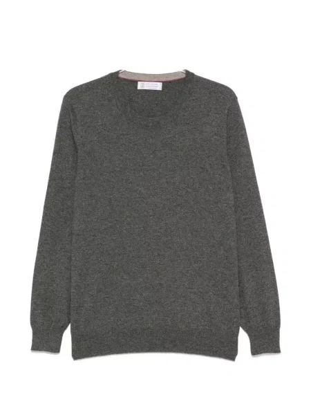 Pulover Brunello Cucinelli gri