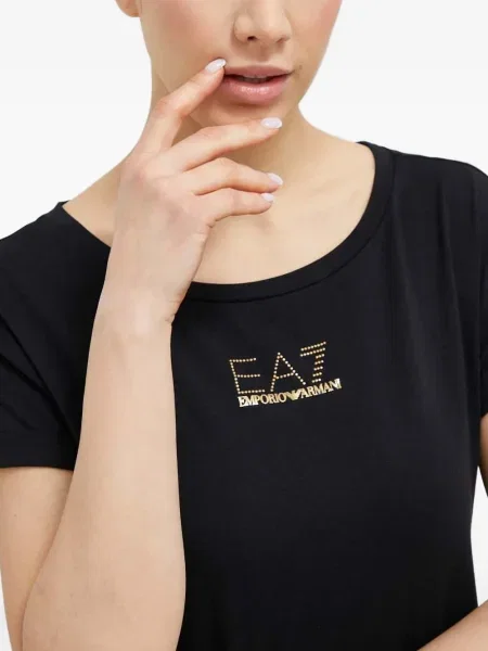 Rochie mini Ea7 Emporio Armani scurtă de costum negru