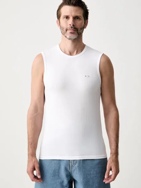 Tricou Armani Exchange alb