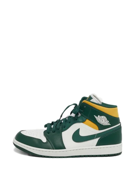 Sneakerși Jordan Air Jordan 1 din piele verde