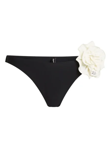 Bikini Karl Lagerfeld cu model floral negru