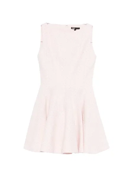 Rochie mini Maje fără mâneci de costum mini roz