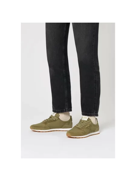 Lniane sneakersy Xti zielone