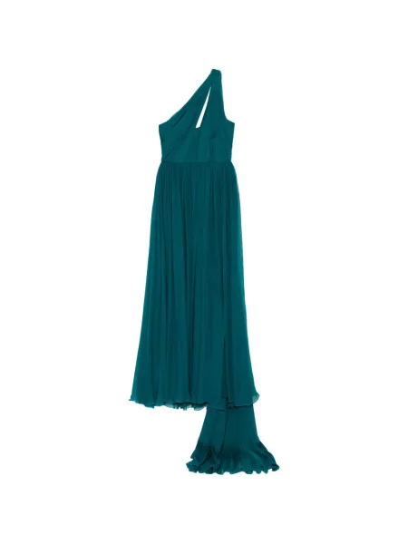 Maxi rochie maxi Zuhair Murad din șifon de costum albastru