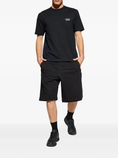 Тениска Comme Des Garçons Homme Plus с принт черно