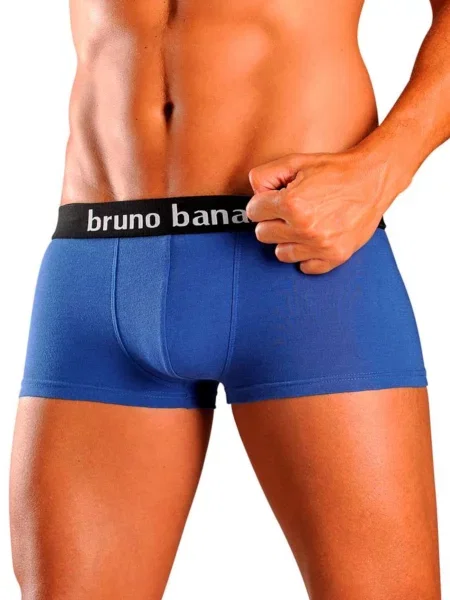 Bruno Banani Boksarice modra / siva / rdeča črna