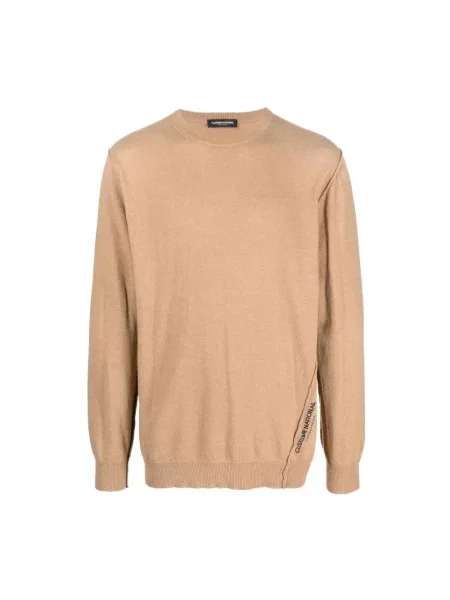 Sweter Costume National wełniany brązowy