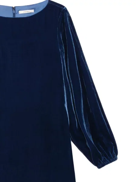 Rochie mini Maliparmi de catifea albastru