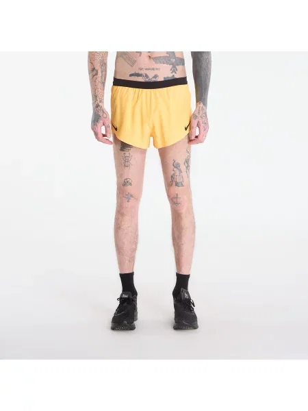 Pantaloni scurți Nike AeroSwift Dri-FIT ADV 2" Brief-Lined Running Shorts Laser Orange/ Black XL negru