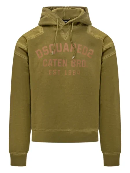 Hanorac cu glugă Dsquared2 maro