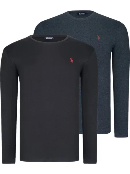 Majica z dolgimi rokavi Dewberry z dolgimi rokavi črna