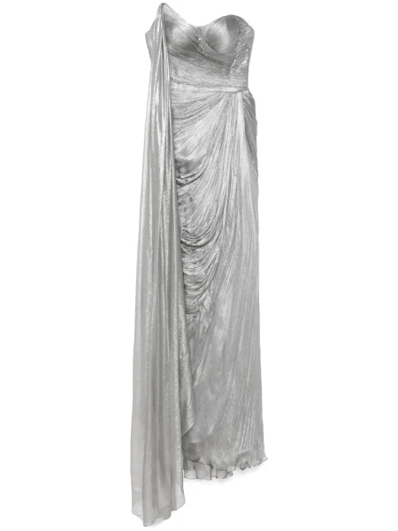 Maksi sukienka maxi Iris Serban garniturowa szara