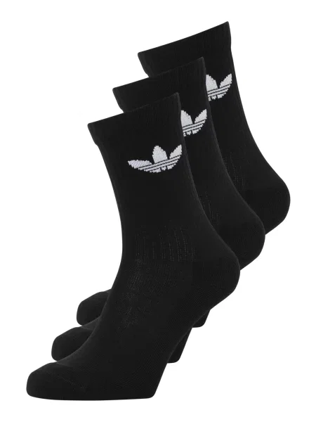 ADIDAS ORIGINALS Șosete / alb negru