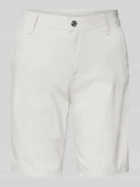 Bermudy o kroju regular fit z lamowanymi z tyłu Mac szare