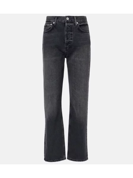 Kavbojke z visokim pasom Citizens Of Humanity z visokim pasom črna