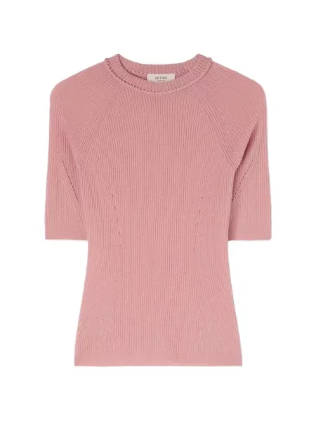 Tricou Retori din cașmir roz