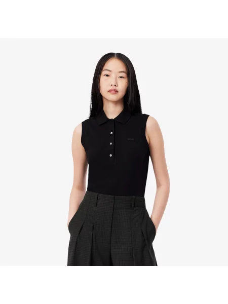 Поло Lacoste черное