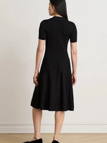 Lauren Ralph Lauren rochie cu vâscoză negru