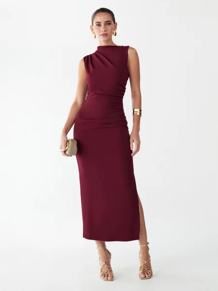 BWLDR Rochie Rory vin roșu