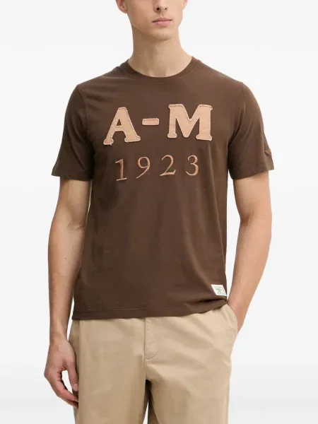 Tricou Aeronautica Militare cu broderie maro