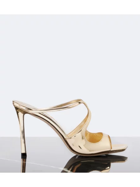 Papuci tip mules Jimmy Choo din piele
