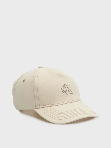 Кепка Calvin Klein з канвасу біла