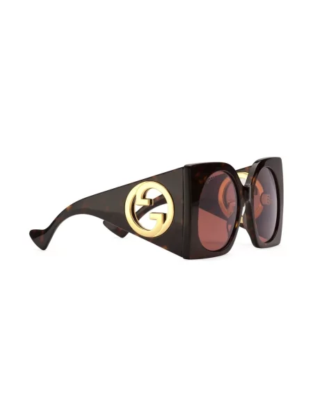 Saulės akiniai Gucci Eyewear ruda