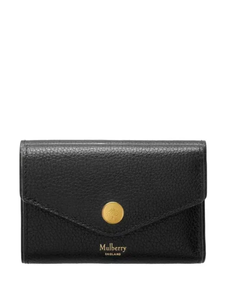 Kožená peněženka Mulberry černá