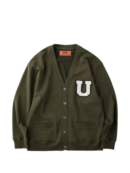 Cardigan Universal Overall cu decolteu în V cu autograf verde