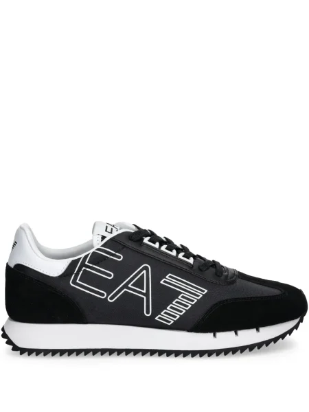 Sneakerși Ea7 Emporio Armani cu imagine negru