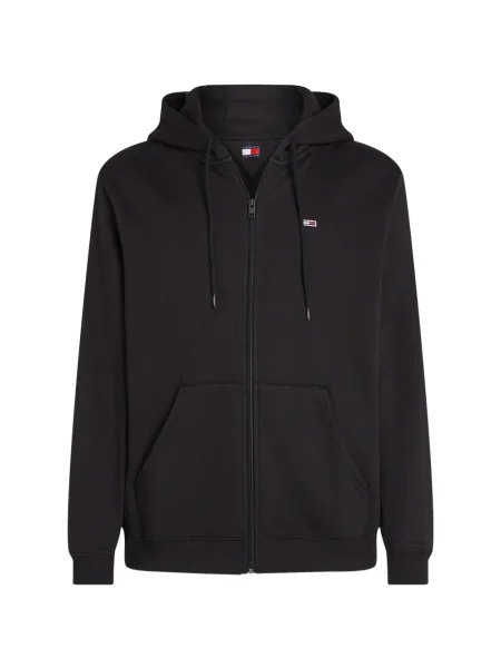 Hanorac cu glugă Tommy Hilfiger negru