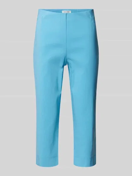 Spodnie capri z mieszanki z zapięciem na haftkę model ‘INA’ Stehmann