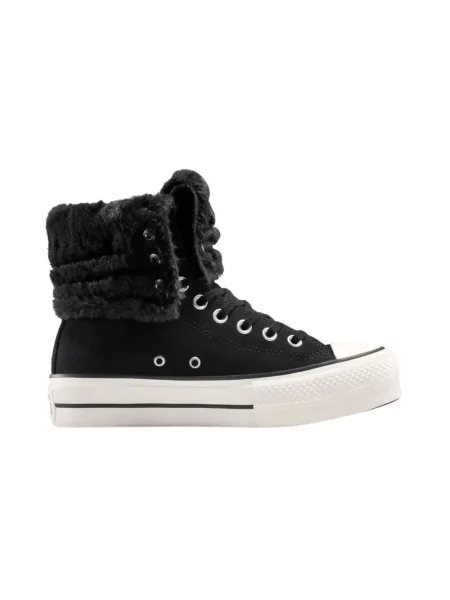 Botki Converse skórzane czarne