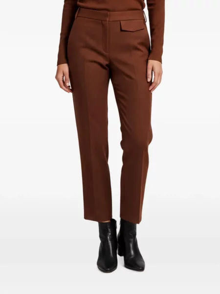 Pantaloni Victoria Beckham maro