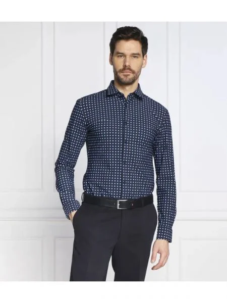 BOSS BLACK Cămașă Roan_F negru