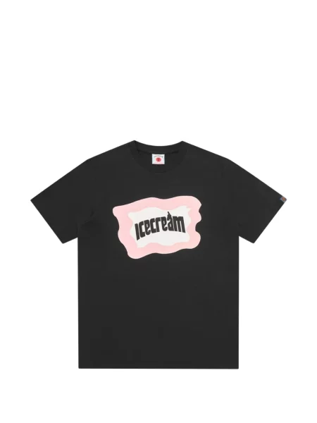 Tricou Icecream cu imagine negru