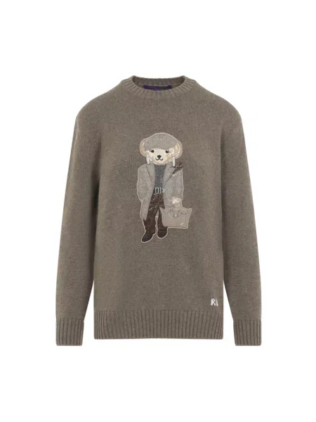 Sweter Ralph Lauren brązowy