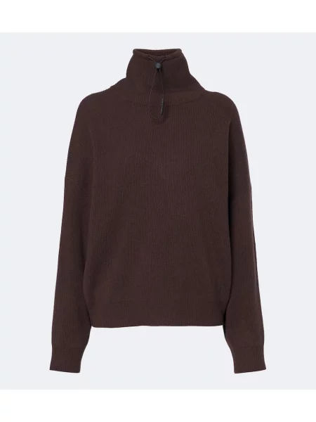 Pulover Brunello Cucinelli de lână maro