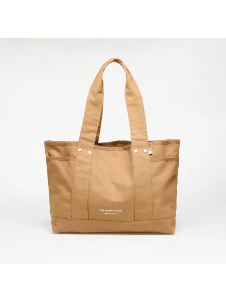 Чанта The North Face Circular Cotton Tote кафяво