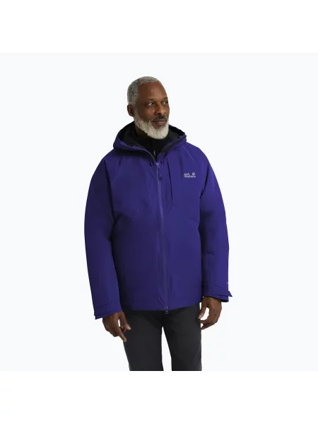 Geacă cu puf pentru bărbați Jack Wolfskin Icecape 2 l Down Ins Rds glow ink
