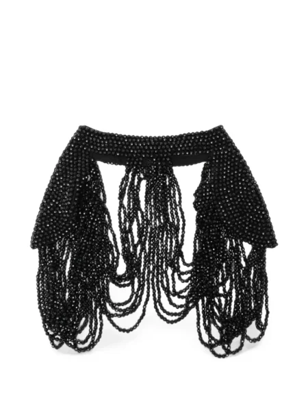 Colier Forte_forte drapat negru