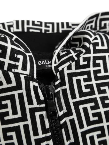 Bluza z kapturem dziecięca Balmain biała