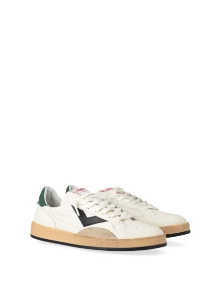 Sneakersy 4b12 skórzane białe