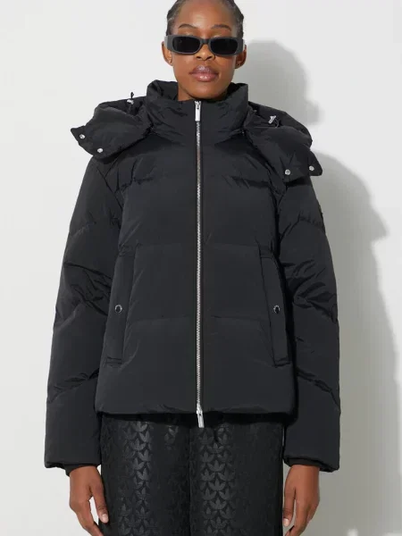 Woolrich geacă de puf femei de iarnă negru
