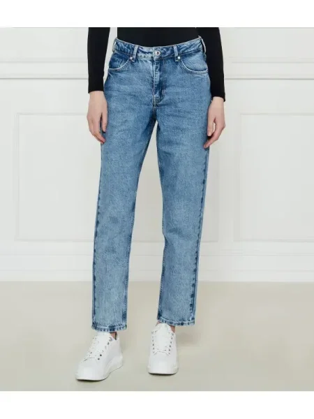 Karl Lagerfeld Jeans Blugi | Mom Fit albastru