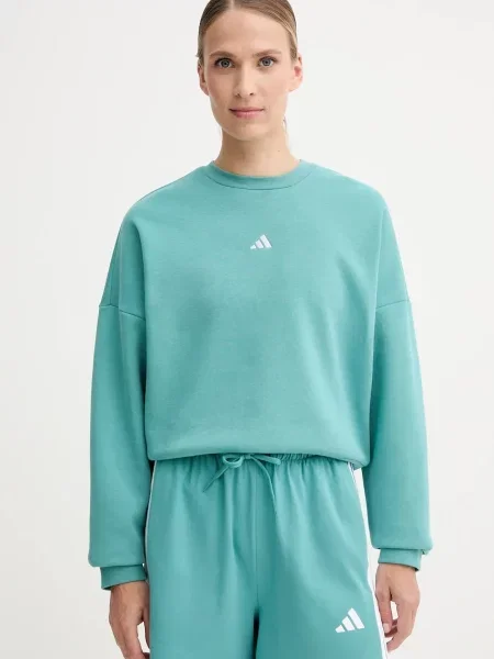 Adidas bluza Essentials turkusowy gładka