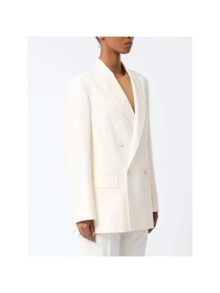 Marynarka Mm6 Maison Margiela wełniana biała