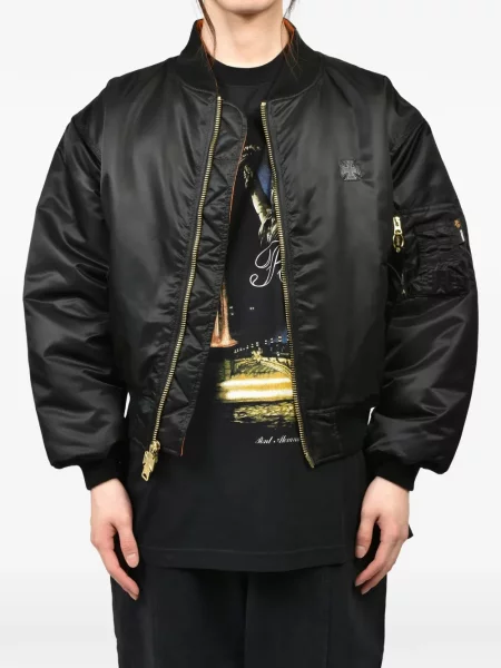 Geanta de piele Vetements negru