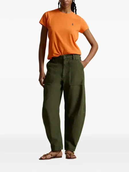 Ριγέ δερμάτινος κάλτσες Polo Ralph Lauren με κορδόνι μαύρο