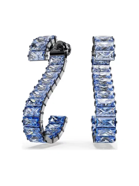 Kolczyki Swarovski niebieskie